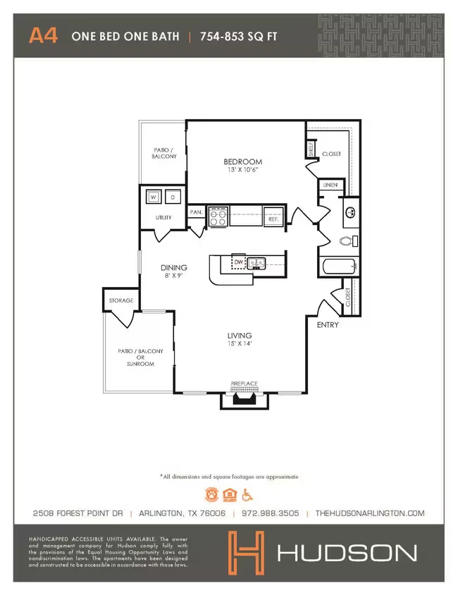 A4 Renovated 1615 floor plan